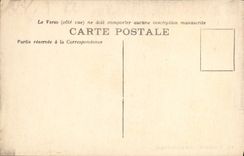 VINTAGE POSTCARD Toulon the Puget Place