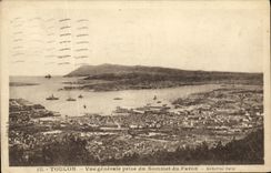 VINTAGE POSTCARD Toulon View Taken Of the Summit of Faron