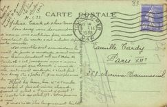 VINTAGE POSTCARD Toulon View Taken Of the Summit of Faron