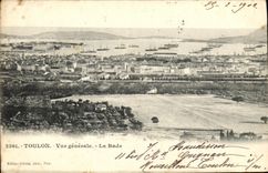 VINTAGE POSTCARD Toulon View Roads