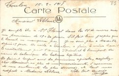 VINTAGE POSTCARD Toulon the Roads Boats