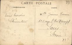 VINTAGE POSTCARD Toulon Strong Cape Brown