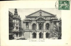 VINTAGE POSTCARD Toulon the Theater