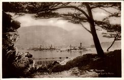 VINTAGE POSTCARD Toulon Seen on the roads Boats