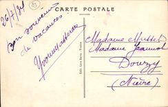 VINTAGE POSTCARD ToulonLe Mourillon Boulevard Frederic Mistral