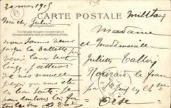 VINTAGE POSTCARD Catastrophe Of Freedom September 1911 jumps change in roads of Toulon Bateau