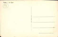 VINTAGE POSTCARD Toulon the Quay Boats