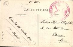 VINTAGE POSTCARD Toulon Handle of the Brown Cape and Battery Bases