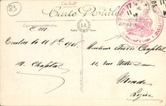 VINTAGE POSTCARD Toulon Cape Brown Seaside Seen on Mourillon