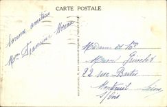 VINTAGE POSTCARD Toulon Mourillon the Palm tree Leans