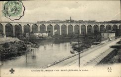 VINTAGE POSTCARD Holy Leonard the Viaduct Surroundings of Limoges