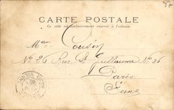 VINTAGE POSTCARD Surroundings of Dorat Ruins of the castle of Peyriere