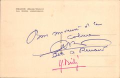 VINTAGE POSTCARD Chalus Elementary Schools