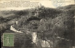 VINTAGE POSTCARD the Picturesque Limousin Ruins Of the Castle of Chalusset