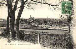 VINTAGE POSTCARD Limoges Panoramic View
