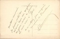 VINTAGE POSTCARD Limoges Ruins of Chalucet Room of the Guards and Court D Honor