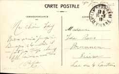 VINTAGE POSTCARD Limoges Town hall