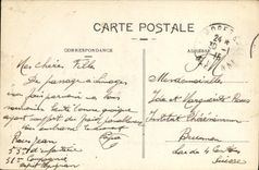 VINTAGE POSTCARD Interior Limoges of the Cathedral