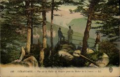 VINTAGE POSTCARD Gerardmer Seen on the Valley of Munster Taken of the Rock of the Source