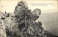 VINTAGE POSTCARD Gerardmer Excursions of Gerardmer and Schulcht Rock of the Camel