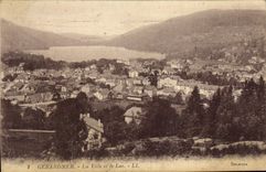 VINTAGE POSTCARD Gerardmer the City and the Lake