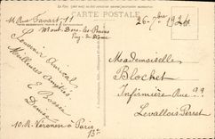 VINTAGE POSTCARD the Mount Gilds Interior L Hydropathic establishment monumental Escalier