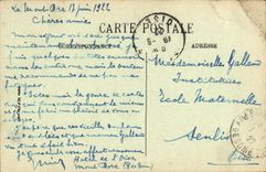 VINTAGE POSTCARD the Mount Gilds Puy Gros Seen Of L International Hotel