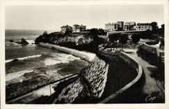 CPA Biarritz Jardins Et Villas de La Cote Des Basques
