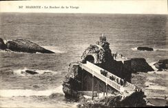 CPA Biarritz Le Rocher de La Vierge 