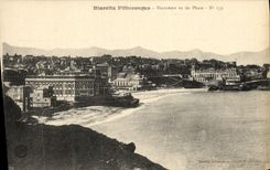CPA Biarritz Pittoresque Panorama Vu Du Phare 