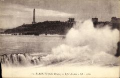 CPA Biarritz Effet De Mer 