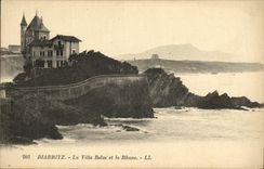 CPA Biarritz La Villa Belza Et la Rhune