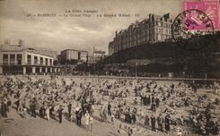CPA Biarritz La Grande Plage Le Grand Hotel 