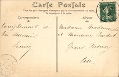 CPA Biarritz La Cote des Basques Par Gros Temps