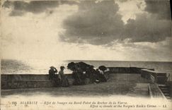 CPA Biarritz Effet de Nuages Au Rond Point du Rocher de la Vierge 