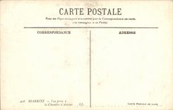 CPA Biarritz Vue Prise A La Chambre d Amour 