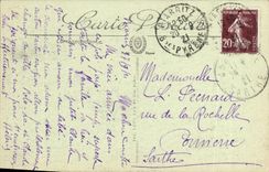 CPA Biarritz Vue Generale de la Plage