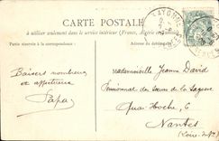 CPA Biarritz Rocher de la Vierge et Sa Passerelle