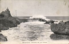 CPA Biarritz Rocher de la Vierge 