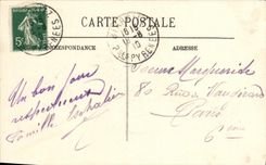 CPA Biarritz Le Rocher De La Vierge 