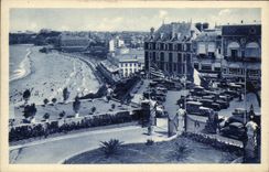 CPA Biarritz La Place Bellevue La Grande Plage 