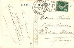 CPA Biarritz Pittoresque Tempete du 9 Fevrier Eglise Ste Eugenie