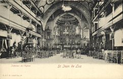 CPA St Jean De Luz Interieur de l eglise 