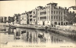CPA St Jean De Luz La Maison de L Infante et Le Port 