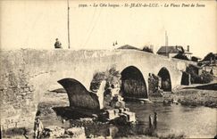 CPA St Jean De Luz La Vieux Pont de Socoa