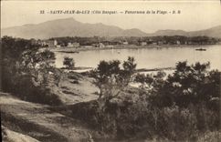 CPA Saint Jean De Luz Panorama De La Plage 