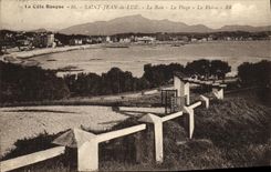CPA Saint Jean De Luz La Baie La Plage La Rhune 