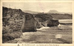 CPA Saint Jean De Luz Les Falaises Vers La Pointe Ste Barbe