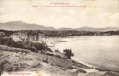 CPA Saint Jean De Luz Vue Generale Et la Rhune 
