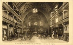 CPA La Cote Basque Saint Jean De Luz Interieur de L Eglise 